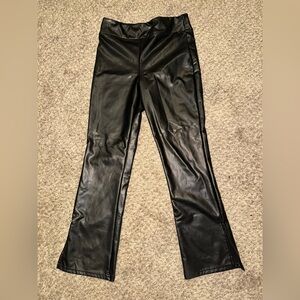 Forever 21 Black Faux Leather Pants